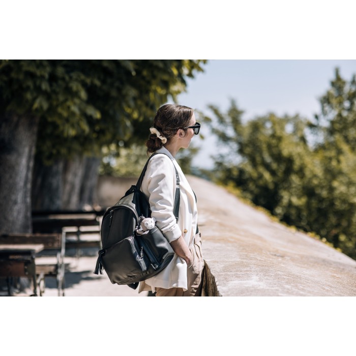 FreeOn Τσάντα-Αλλαξιέρα Πλάτης Glamour Dark Gray FreeOn Τσάντα-Αλλαξιέρα Πλάτης Glamour Dark Gray