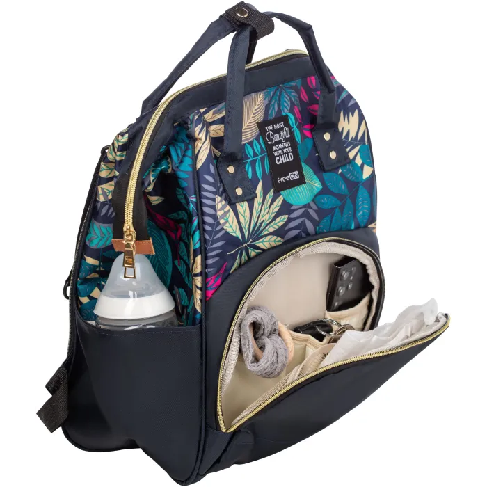 FreeON Τσάντα Μαμάς Πλάτης Simply Navy Blue