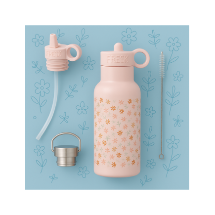 Fresk Θερμός με καλαμάκι από ανοξείδωτο ατσάλι 500ml - Garden Flowers Fresk Θερμός με καλαμάκι από ανοξείδωτο ατσάλι 500ml - Garden Flowers