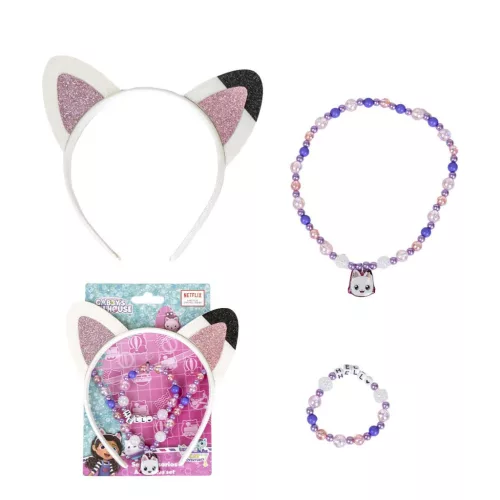Gabby's Dollhouse Cat Ears Σετ Στέκα Και Κοσμήματα