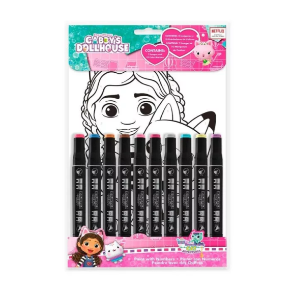 Gabby's Dollhouse number Βιβλίο Ζωγραφικής Gabby's Dollhouse number Βιβλίο Ζωγραφικής