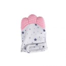 Γάντι οδοντοφυΐας Baby Silicone Olive Ροζ Cangaroo