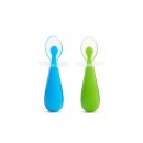 Εκπαιδευτικά Κουτάλια Σιλικόνης Μπλε - Πράσινο Munchkin