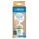 Γυάλινο Μπιμπερό με Φαρδύ Λαιμό Options+ & Θηλή Σιλικόνης 150ml Dr. Brown's