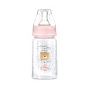 Γυάλινο Μπιμπερό 120ml Savanna Pink Kikka Boo
