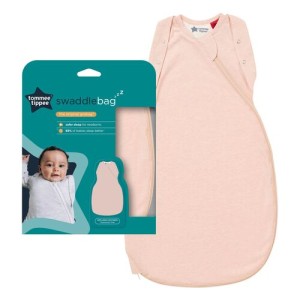Gro Swaddle bag Υπνόσακος Φθινοπωρινός 1 tog (θερμοκρασίες 20-24°C) 0-3 μηνών Blush