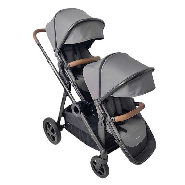 Go2 Καρότσι Διδύμων Γκρι Kikka boo  