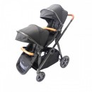 Go2 Καρότσι Διδύμων Black Kikka boo  