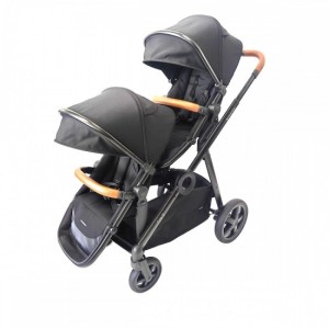 Go2 Καρότσι Διδύμων Black Kikka boo  