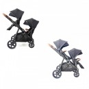 Go2 Καρότσι Διδύμων Black Kikka boo  