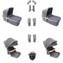 Go2 Καρότσι Διδύμων Black Kikka boo  