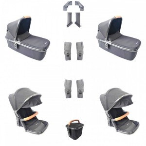 Go2 Καρότσι Διδύμων +i Τrail x 2 Βlack Kikka boo Go2 Καρότσι Διδύμων +i Τrail x 2 Βlack Kikka boo