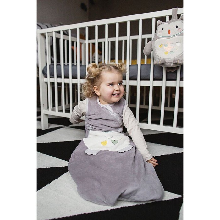 GroBag Υπνόσακος Φθινοπωρινός 1 tog (θερμοκρασίες 20-24°C) 18-36 μηνών Όλι Η Κουκουβάγια