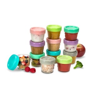 Γυάλινα Δοχεία Φαγητού 12τμχ 118ml Melii