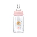 Γυάλινο Μπιμπερό 120ml Savanna Pink Kikka Boo