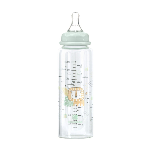 Γυάλινο Μπιμπερό 240ml Savanna Mint Kikka Boo