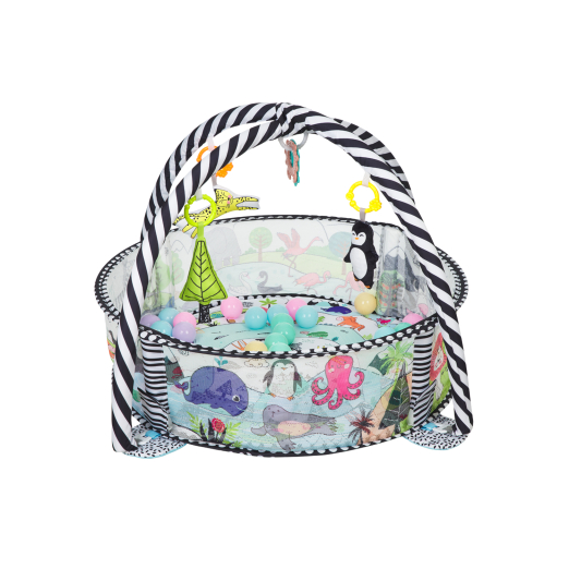 Γυμναστήριο Δραστηριοτήτων Animals World Με 30 Μπαλάκια Kikka Boo