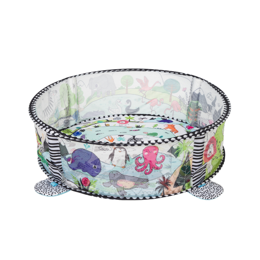 Γυμναστήριο Δραστηριοτήτων Animals World Με 30 Μπαλάκια Kikka Boo