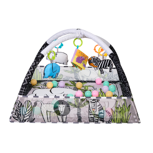 Γυμναστήριο Δραστηριοτήτων Jungle Με 18 Μπαλάκια Kikka Boo