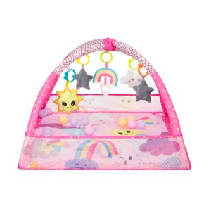 Γυμναστήριο Δραστηριοτήτων Pink Sky Με 18 Μπαλάκια Kikka Boo