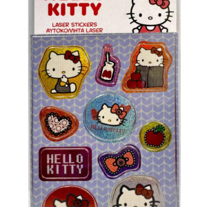 Hello Kitty Apple Σετ Ολογραφικών Αυτοκόλλητων Hello Kitty Apple Σετ Ολογραφικών Αυτοκόλλητων