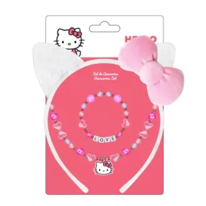 Hello Kitty Ears Σετ Κοσμήματα Και Στέκα