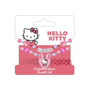 Hello Kitty Love Βραχιόλια Σετ 3τχ Hello Kitty Love Βραχιόλια Σετ 3τχ