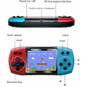 Ηλεκτρονική Κονσόλα Χειρός Με 620 Παιχνίδια Martin Toys