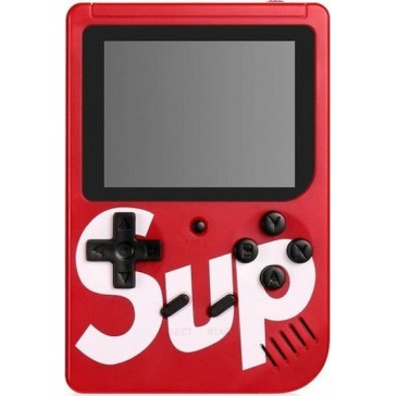 Ηλεκτρονική Κονσόλα Mini Χειρός Κόκκινη Με 400 Παιχνίδια Martin Toys