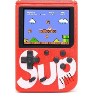 Ηλεκτρονική Κονσόλα Mini Χειρός Κόκκινη Με 400 Παιχνίδια Martin Toys