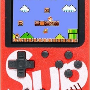 Ηλεκτρονική Κονσόλα Mini Χειρός Κόκκινη Με 400 Παιχνίδια Martin Toys