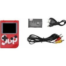 Ηλεκτρονική Κονσόλα Mini Χειρός Κόκκινη Με 400 Παιχνίδια Martin Toys