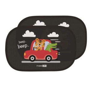 Ηλιοπροστασία Αυτοκινήτου 2τμχ Lion FreeOn