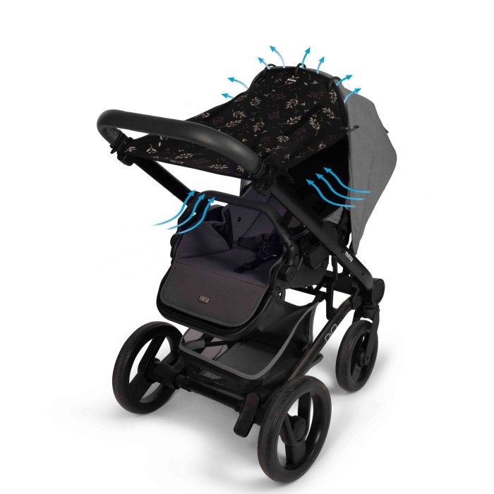 Ηλιοπροστασία με UPF40+ προστασία Romantic Leaves Black Dooky Ηλιοπροστασία με UPF40+ προστασία Romantic Leaves Black Dooky