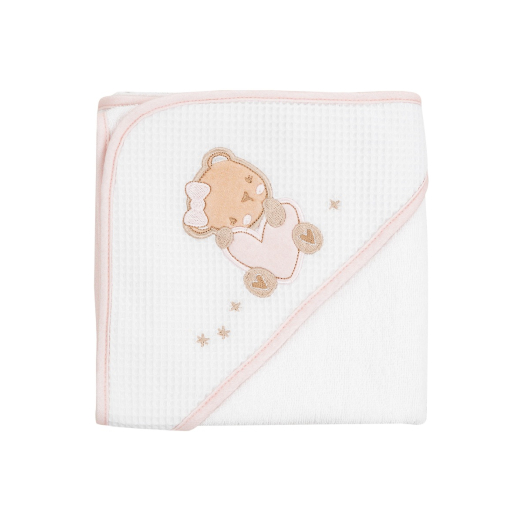 Βρεφική Πετσετούλα Μπάνιου 90x90cm Dream Big Ροζ Kikka Boo