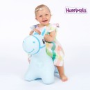 Hoppimals Φουσκωτό Μπλε Αλογάκι Χοπ Χοπ 12m+
