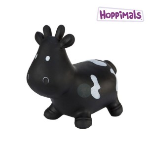 Hoppimals Φουσκωτό Μαύρη Αγελάδα Χοπ Χοπ Hoppimals Φουσκωτό Μαύρη Αγελάδα Χοπ Χοπ