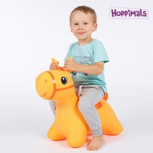 Hoppimals Φουσκωτό Πορτοκαλί Αλογάκι Χοπ Χοπ 12m+ Hoppimals Φουσκωτό Πορτοκαλί Αλογάκι Χοπ Χοπ 12m+