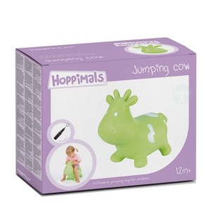 Hoppimals Φουσκωτό Πράσινη Αγελάδα Χοπ Χοπ