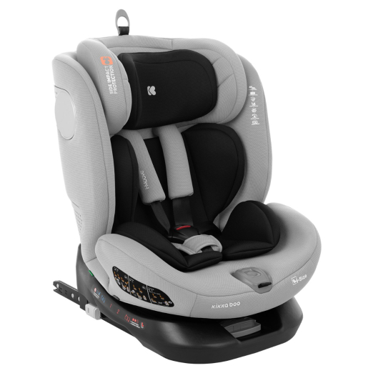 Κάθισμα Αυτοκινήτου 40-150cm I-size Isofix I-Moove Kikka Boo Ανοιχτό Γκρι