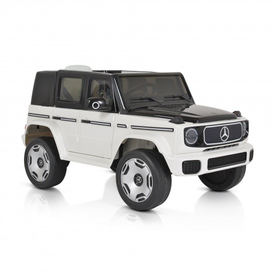 Ηλεκτρικό Αυτοκίνητο 12V BO Mercedes-Benz EQG White Moni Ηλεκτρικό Αυτοκίνητο 12V BO Mercedes-Benz EQG White Moni