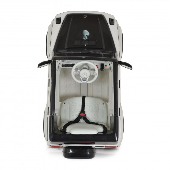 Ηλεκτρικό Αυτοκίνητο 12V BO Mercedes-Benz EQG White Moni Ηλεκτρικό Αυτοκίνητο 12V BO Mercedes-Benz EQG White Moni