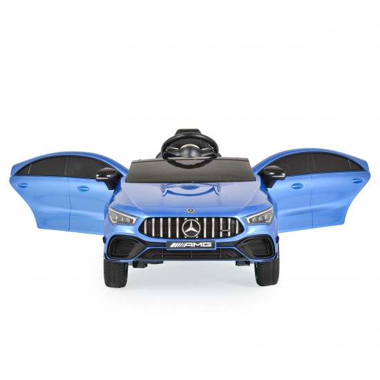 Ηλεκτρικό Αυτοκίνητο 12V Mercedes-AMG CLA 45 Painting Blue Moni Ηλεκτρικό Αυτοκίνητο 12V Mercedes-AMG CLA 45 Painting Blue Moni