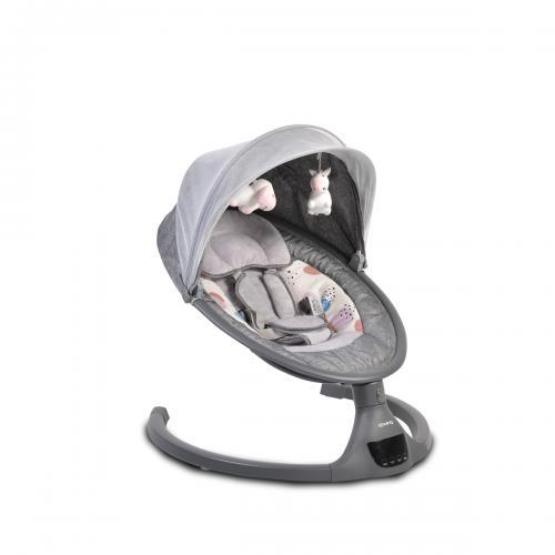 Ηλεκτρικό Ρηλάξ - Κούνια iSwing Σκούρο Γκρι Cangaroo Ηλεκτρικό Ρηλάξ - Κούνια iSwing Σκούρο Γκρι Cangaroo