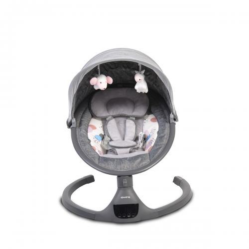 Ηλεκτρικό Ρηλάξ - Κούνια iSwing Σκούρο Γκρι Cangaroo Ηλεκτρικό Ρηλάξ - Κούνια iSwing Σκούρο Γκρι Cangaroo