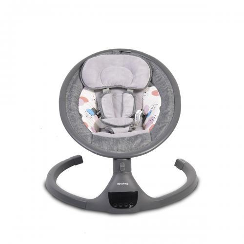 Ηλεκτρικό Ρηλάξ - Κούνια iSwing Σκούρο Γκρι Cangaroo Ηλεκτρικό Ρηλάξ - Κούνια iSwing Σκούρο Γκρι Cangaroo