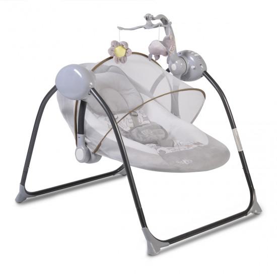 Ηλεκτρικό Ρηλάξ - Κούνια Zazu Γκρι Moni Ηλεκτρικό Ρηλάξ - Κούνια Zazu Γκρι Moni