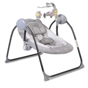 Ηλεκτρικό Ρηλάξ - Κούνια Zazu Γκρι Moni