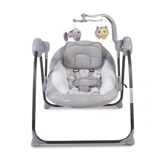 Ηλεκτρικό Ρηλάξ - Κούνια Zazu Γκρι Moni Ηλεκτρικό Ρηλάξ - Κούνια Zazu Γκρι Moni