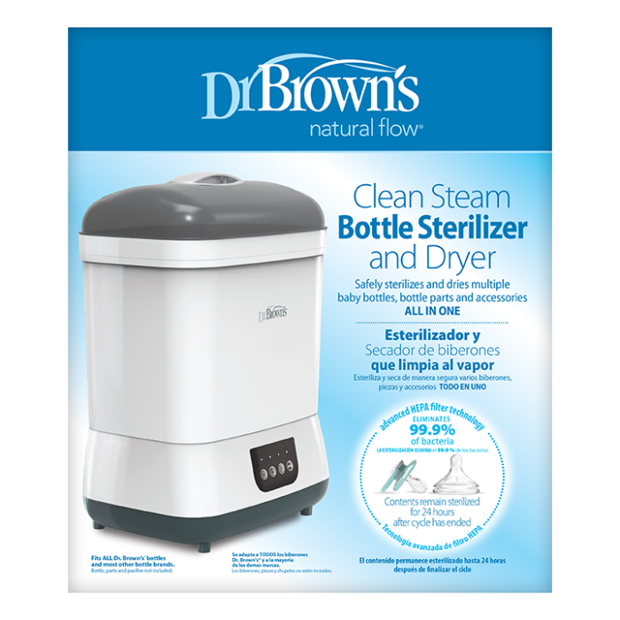 Ηλεκτρικός Αποστειρωτής & Στεγνωτήρας με φίλτρο αέρα HEPA Dr. Brown's Ηλεκτρικός Αποστειρωτής & Στεγνωτήρας με φίλτρο αέρα HEPA Dr. Brown's